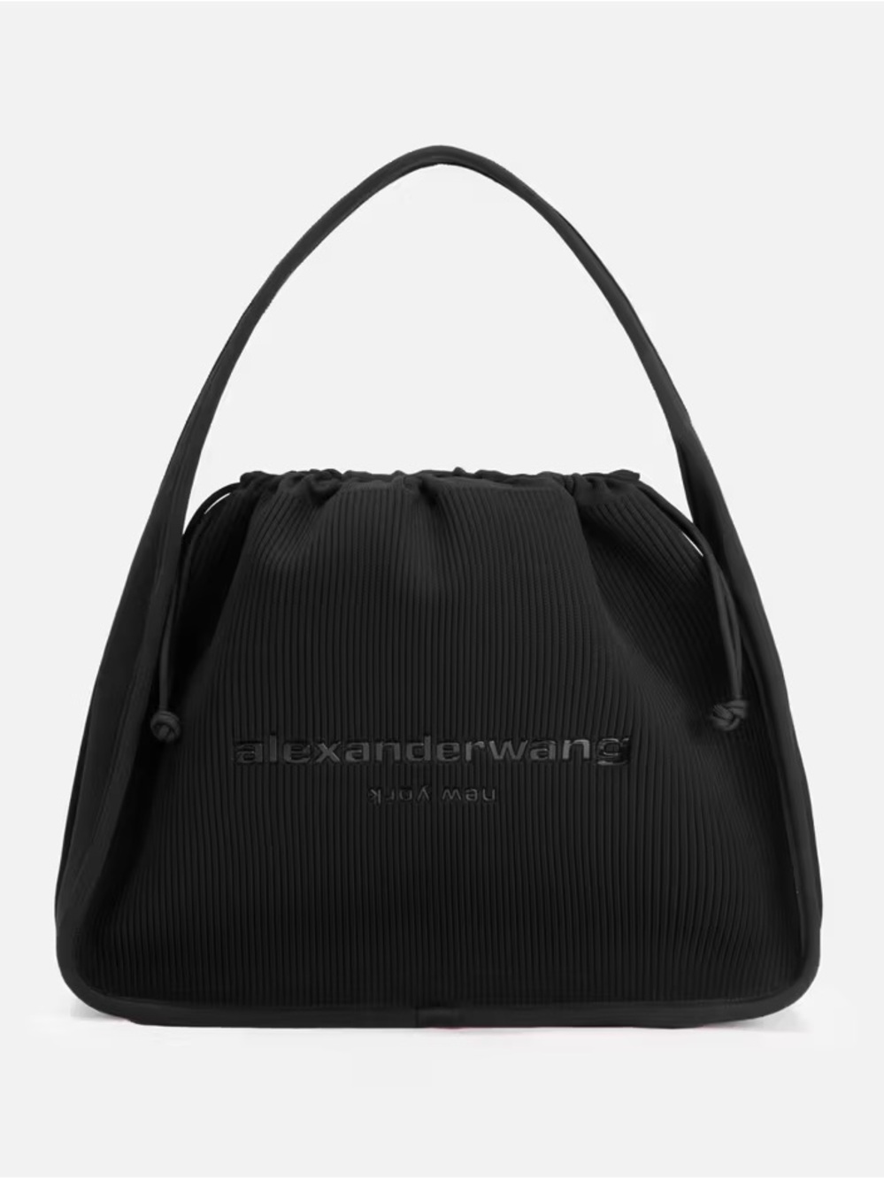 Alexander Wang Ryan Bag Black Ribbed